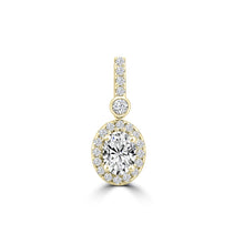 Load image into Gallery viewer, 0.95ct Lab Grown Diamond Pendant in 18K Yellow Gold