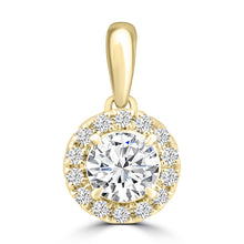 Load image into Gallery viewer, 0.70ct Lab Grown Diamond Pendant in 18K Yellow Gold