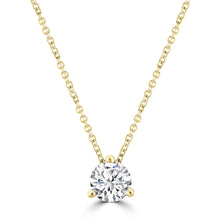 Load image into Gallery viewer, 1.00ct Lab Grown Diamond Necklace in 18K Yellow Gold