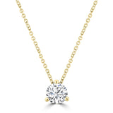 1.00ct Lab Grown Diamond Necklace in 18K Yellow Gold