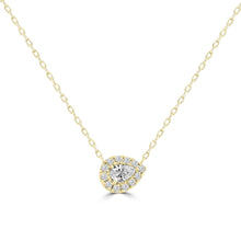 Load image into Gallery viewer, 0.80ct Lab Grown Diamond Necklace in 18K Yellow Gold