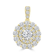 Load image into Gallery viewer, 1.50ct Lab Grown Diamond Pendant in 18K Yellow Gold