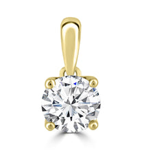 Load image into Gallery viewer, 0.70ct Lab Grown Diamond Pendant in 18K Yellow Gold