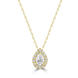 0.70ct Lab Grown Diamond Necklace in 18K Yellow Gold