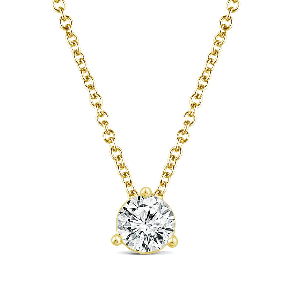 2.00ct Lab Grown Diamond Necklace in 18K Yellow Gold