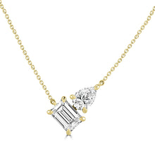 Load image into Gallery viewer, 2.2ct Lab Grown Diamond Necklace in 18K Yellow Gold