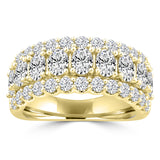 2.70ct Lab Grown Diamond Ring in 18K Yellow Gold