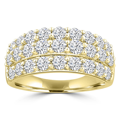 2.00ct Lab Grown Fashion Diamond Ring in 18K Yellow Gold