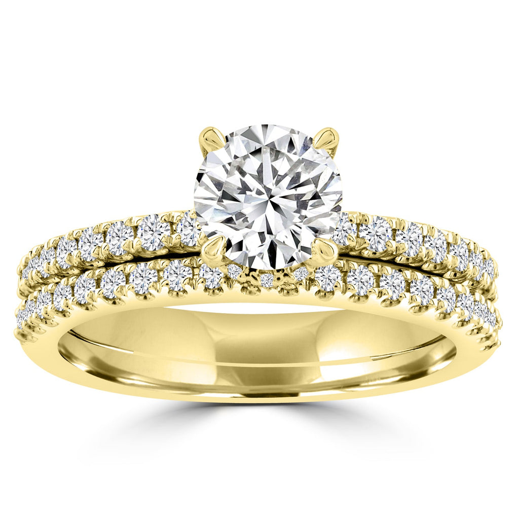 1.50ct Lab Grown Diamond Ring in 18K Yellow Gold