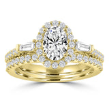 1.82ct Lab Grown Diamond Ring in 18K Yellow Gold