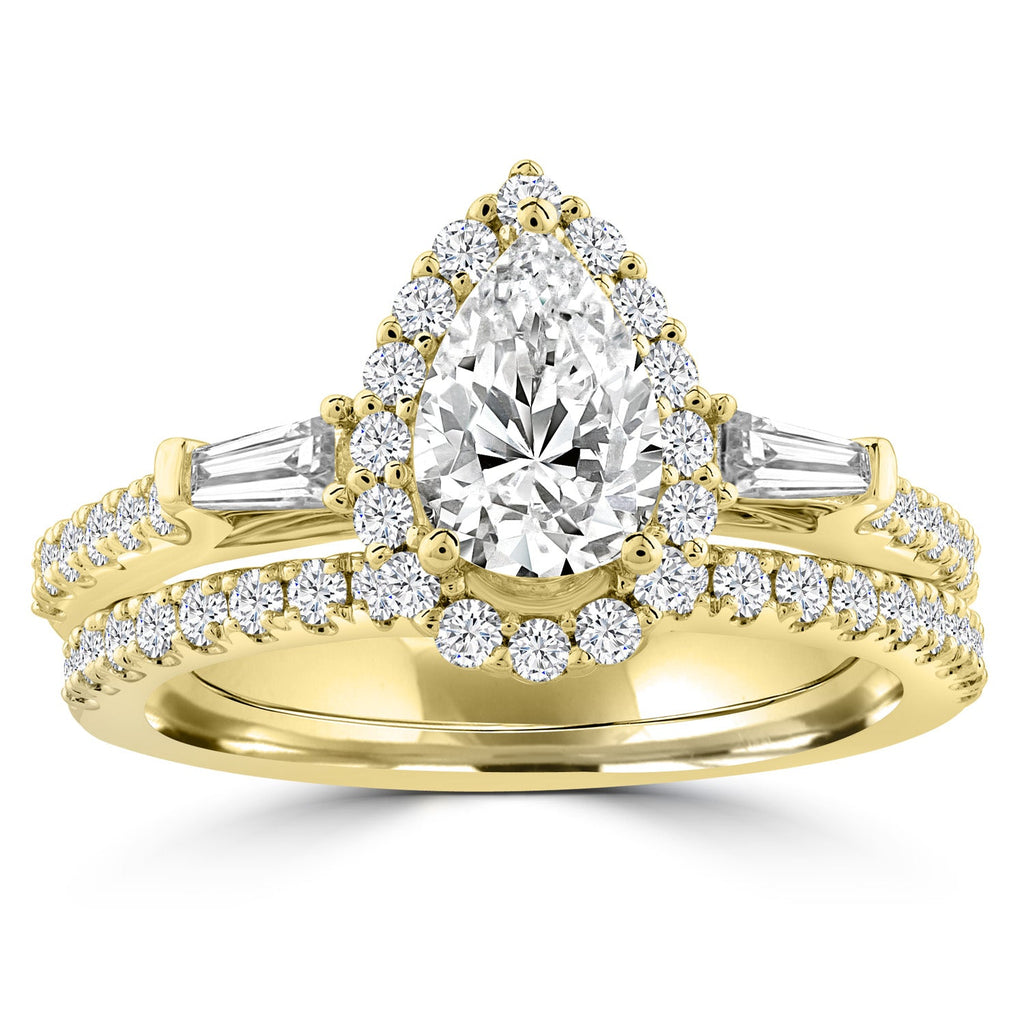 1.82ct Lab Grown Diamond Ring in 18K Yellow Gold