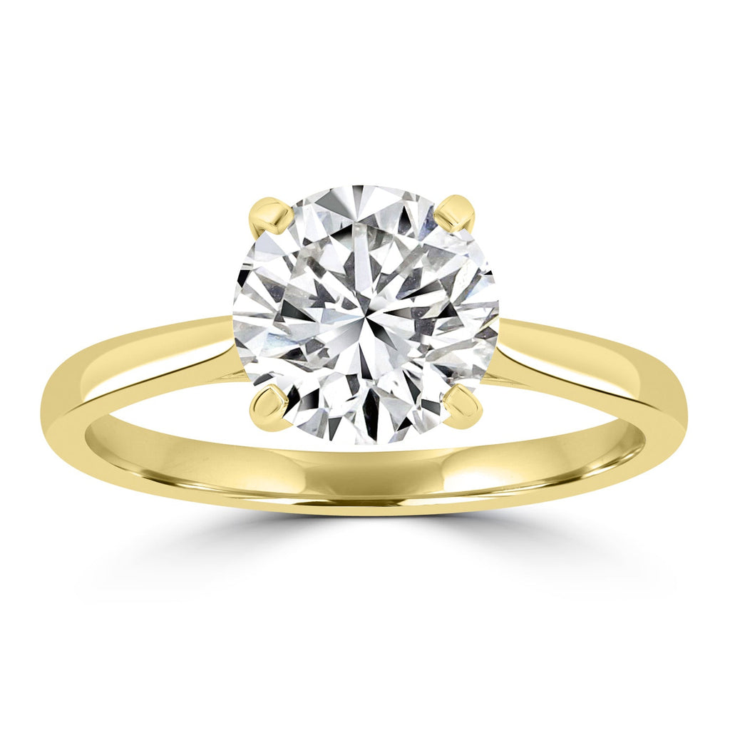 2.00ct Lab Grown Diamond Ring in 18K Yellow Gold