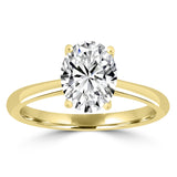 1.50ct Lab Grown Diamond Ring in 18K Yellow Gold