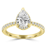 1.40ct Lab Grown Diamond Ring in 18K Yellow Gold