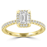 1.42ct Lab Grown Diamond Ring in 18K Yellow Gold