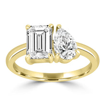 Load image into Gallery viewer, 2.20ct Lab Grown Diamond Ring in 18K Yellow Gold