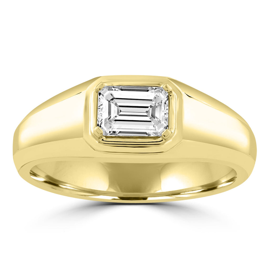 1.00ct Lab Grown Diamond Ring in 18K Yellow Gold