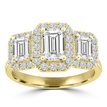 Load image into Gallery viewer, 2.25ct Lab Grown Diamond Ring in 18K Yellow Gold