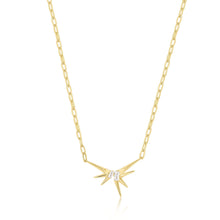 Load image into Gallery viewer, Ania Haie Gold Sparkle Spike Pendant Necklace