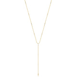 Ania Haie Gold Sparkle Point Y Necklace