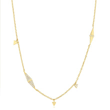 Load image into Gallery viewer, Ania Haie Gold Geometric Sparkle Chain Necklace