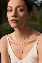 Load image into Gallery viewer, Ania Haie Gold Pearl Padlock Necklace