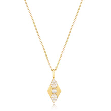 Load image into Gallery viewer, Ania Haie Gold Pearl Geometric Pendant Necklace