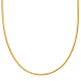 Ania Haie Gold Flat Snake Chain Necklace