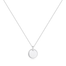 Load image into Gallery viewer, Ania Haie Silver Disc Pendant Necklace