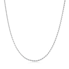 Load image into Gallery viewer, Ania Haie Silver Rope Twist Chain Necklace