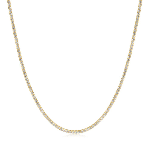 Gold Pave Necklace