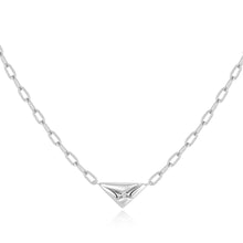 Load image into Gallery viewer, Ania Haie Silver Triangle Necklace