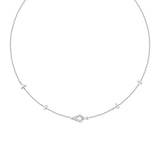 Ania Haie Silver Geometric Satellite Necklace