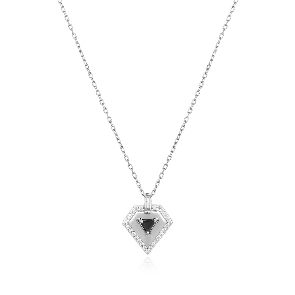 Ania Haie Silver Geometric Necklace