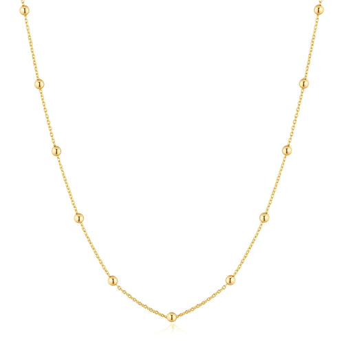 Ania Haie Gold Beaded Chain Necklace