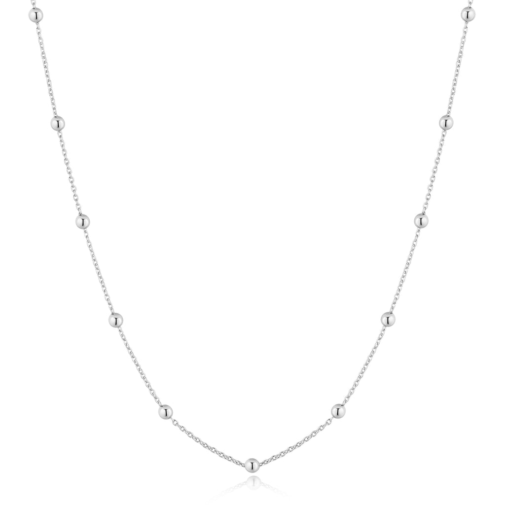 Ania Haie Silver Bobble Long Chain Necklace