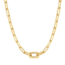 Load image into Gallery viewer, Ania Haie Gold Linked Chunky Chain Necklace