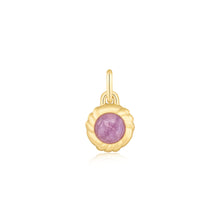 Load image into Gallery viewer, Ania Haie Gold Lilac Marble Charm Pendant