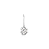 Ania Haie Silver Bezel Set Charm