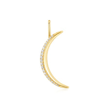 Load image into Gallery viewer, Ania Haie Gold Moon Pave Charm