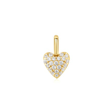 Load image into Gallery viewer, Ania Haie Gold Heart Pave Charm