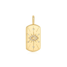 Load image into Gallery viewer, Ania Haie Gold Evil Eye Tag Charm