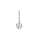 Ania Haie Silver Round Beaded Bezel Set Charm