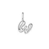 Ania Haie Silver W Letter Charm