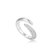 Load image into Gallery viewer, Ania Haie Silver Sparkle Adjustable Wrap Ring