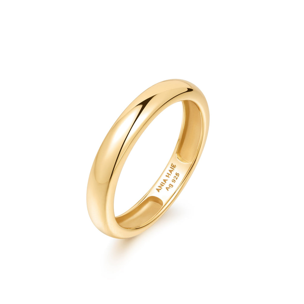 Ania Haie Gold Curve Dome Band