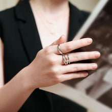 Load image into Gallery viewer, Ania Haie Silver Sparkle Ring