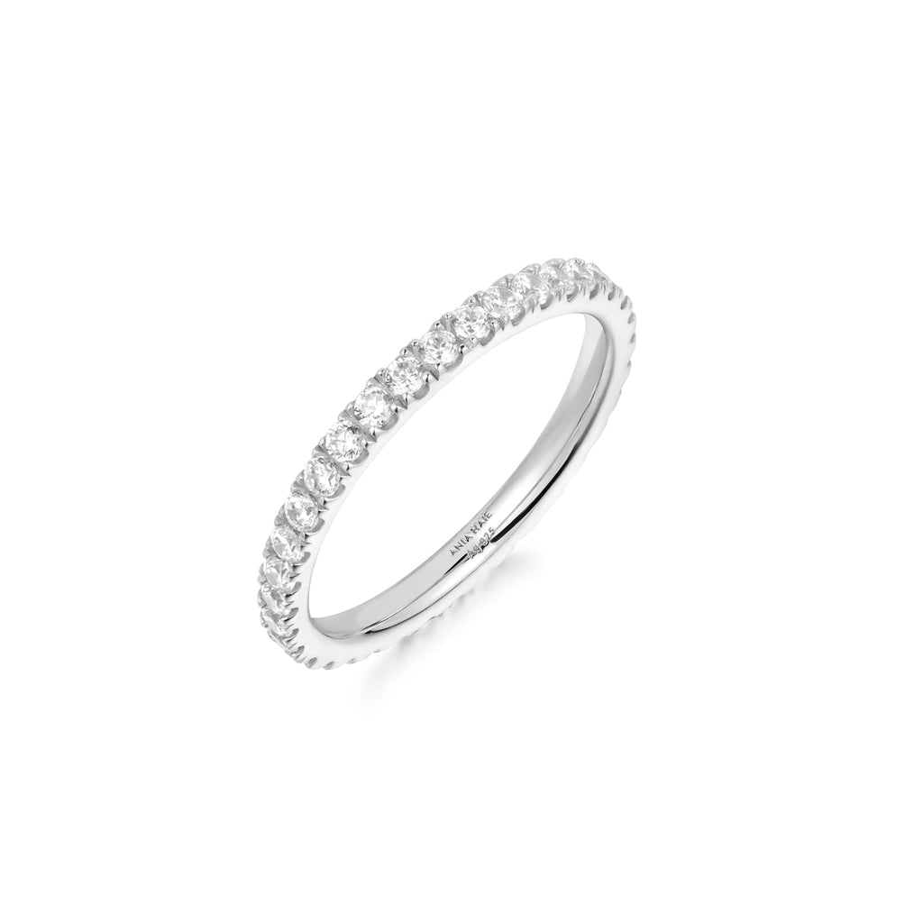 Ania Haie Silver Pave Ring