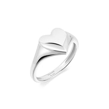 Load image into Gallery viewer, Ania Haie Silver Love Signet Ring