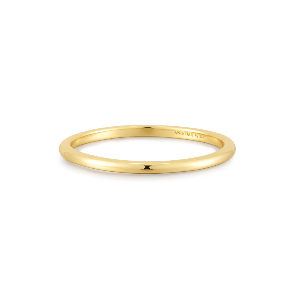 Ania Haie Gold Plain Ring